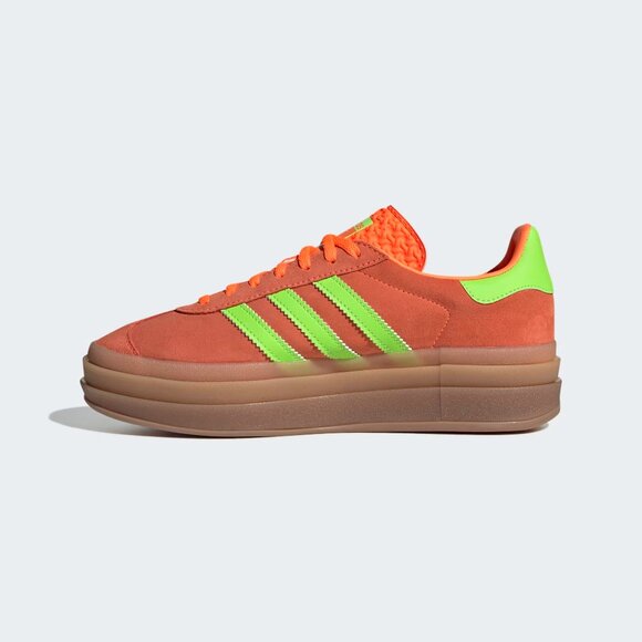 adidas Orange and Green Athletic Shoes - Picture 6 of 13